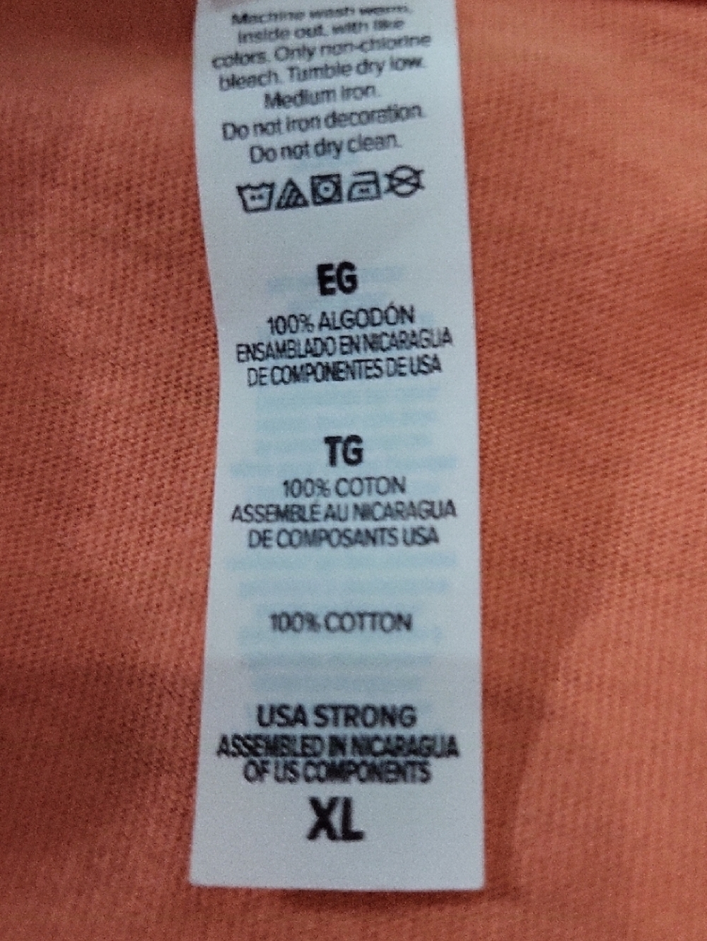 Bella+Canvas XL Bare Naked Ladies Soft Coral Crewneck Concert T-Shirt - Picture 4 of 13